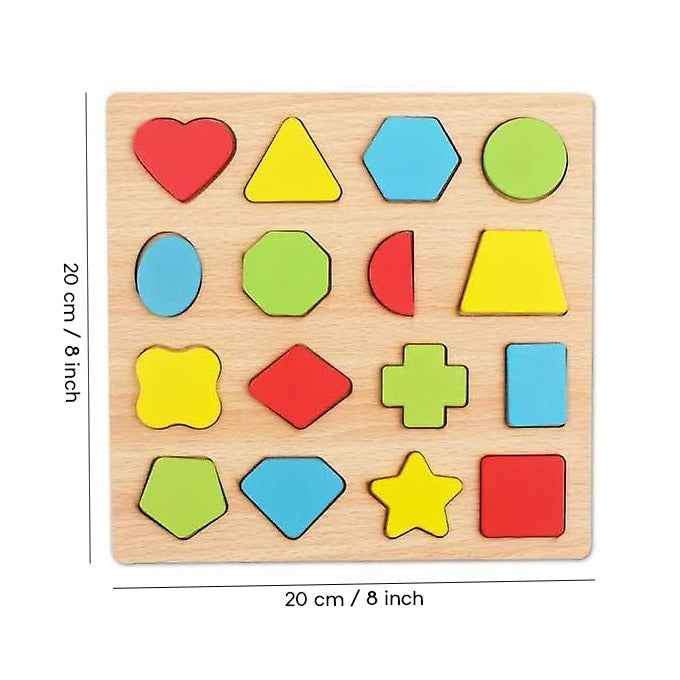 Colorful Geometric Wooden Shapes