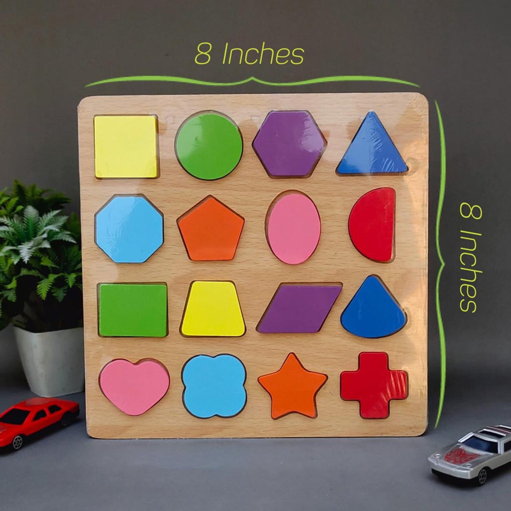 Colorful Geometric Wooden Shapes