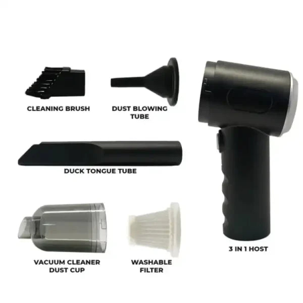 3 In 1 Portable Wireless Vacuum Cleaner