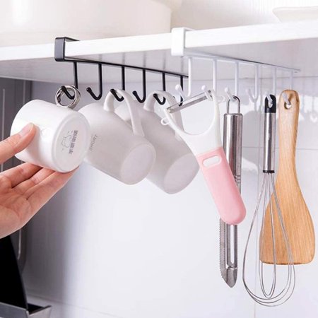 6-Hook  Mug Rack Kitchen Hanging Organizer