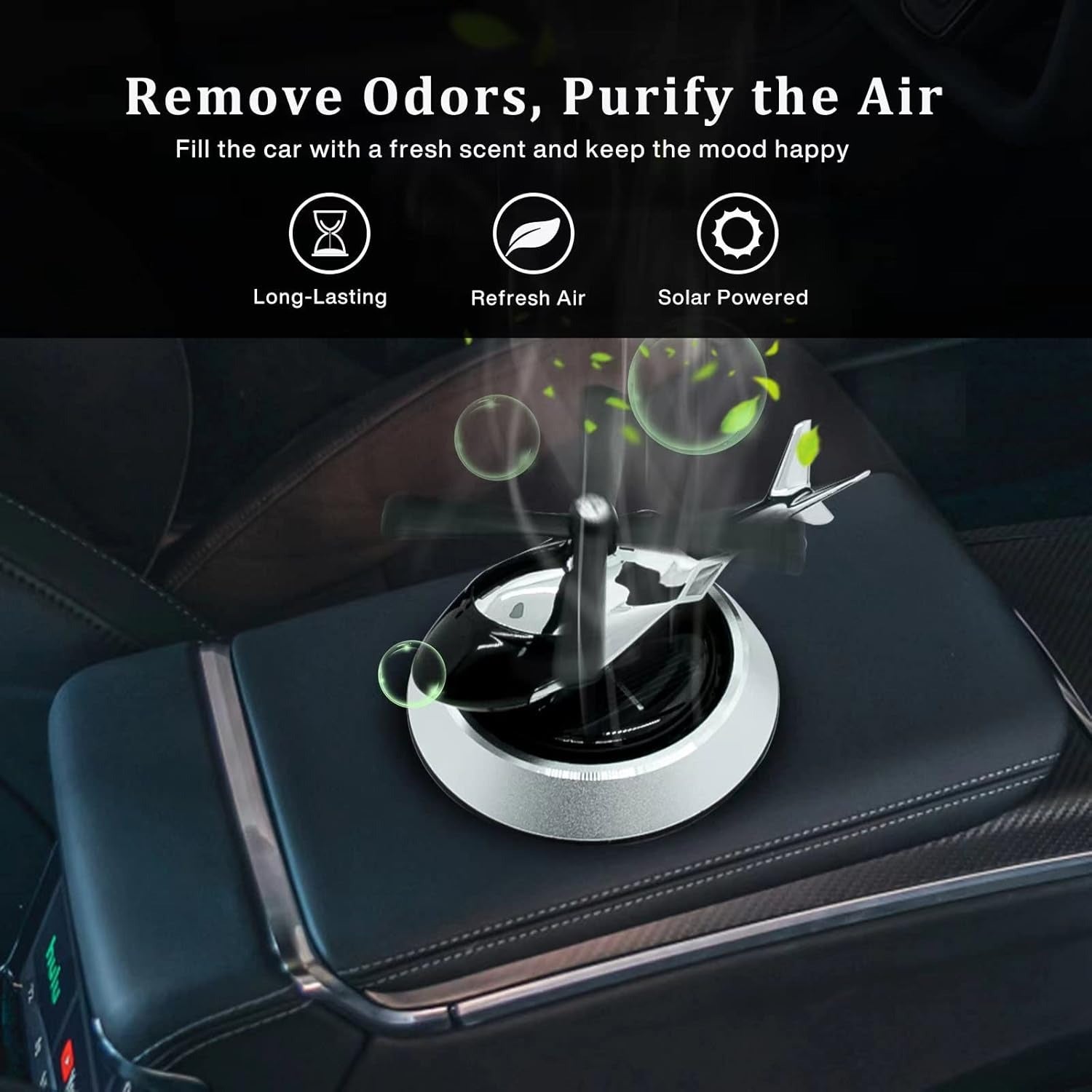 Solar Powered Car Aroma Diffuser – Helicopter