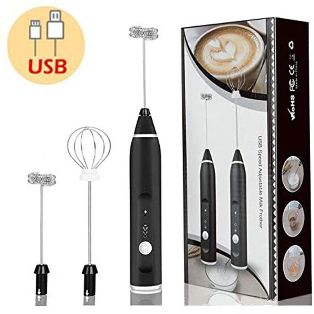 2 in 1 Rechargeable Milk Frother Wand